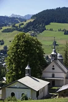 Images Dated 26th July 2009: Baroque chapels, Megeve, Haute Savoie, France, Europe