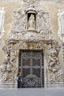 Images Dated 19th November 2007: Baroque exterior, The National Ceramics Museum, Valencia, Spain, Europe