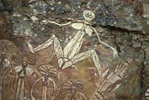 Indigenous Prints: Barrginj, wife of Namarrgon the Lightning Man