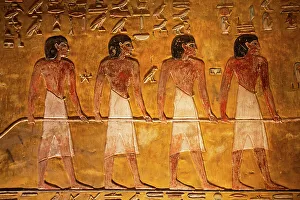 Pulling Prints: Bas Relief, Tomb of Seti I, KV17