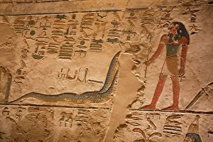 Priest Prints: Bas Relief, Tomb of Seti I, KV17