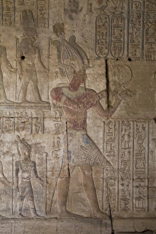 Thebes Prints: Bas-reliefs inside the Temple of Opet
