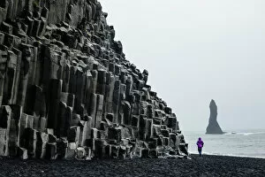 Iceland Gallery: Basalt columns at the beach, Vik i Myrdal, Iceland, Polar Regions