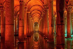 Heritage Tourism Prints: Basilica Cistern, Sultanahmet, UNESCO World Heritage Site