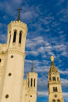 Basilica Fourviere, Lyons, Rhone, France, Europe