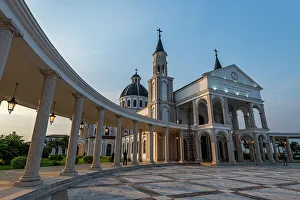 Basilicas Prints: Basilica of the Immaculate Conception, Mongomo, Rio Muni, Equatorial Guinea, Africa