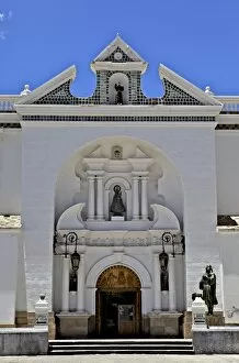 Images Dated 25th October 2010: Basilica of Our Lady of Copacabana on the shores of Lake Titicaca, Bolivia, South America
