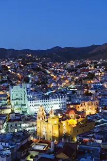 Basilica de Nuestra Senora de Guanajuato and University building, Guanajuato