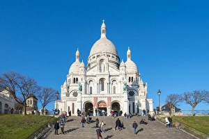 Basilica of Sacre Coeur, Montmartre, Paris, France, Europe