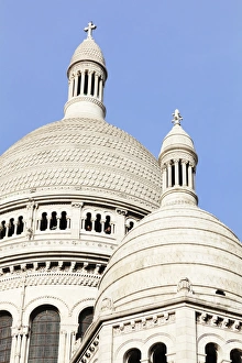 Montmartre Prints: Basilica of Sacre Coeur, Montmartre, Paris, Ile de France, France, Europe