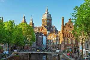 Historical Site Prints: Basilica of Saint Nicholas, Amsterdam, The Netherlands, Europe
