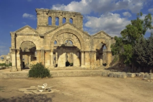 San Simeon Prints: Basilica of San Simeon (Qala at Samaan), Syria, Middle East