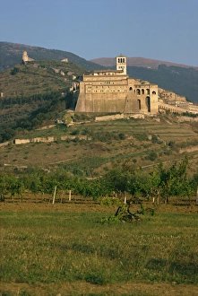 Assisi Prints: The Basilica of St