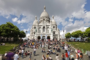 Basilique du Sacre Coeur, Montmartre, Paris, France, Europe