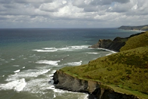Images Dated 13th September 2008: Basque Coast from high viewpoint, Costa Vasca, Euskadi, Spain, Europe