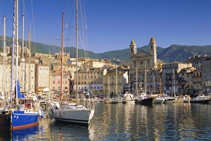 Busy Prints: Bastia Harbour, Corsica, France, Europe