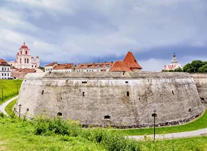 Vilnius Prints: Bastion of the Vilnius Defensive Wall, Old Town, Vilnius, Lithuania, Europe