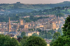 Steeple Prints: Bath, Somerset, England, United Kingdom, Europe