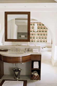 Bathroom area within one of the bedroom suites