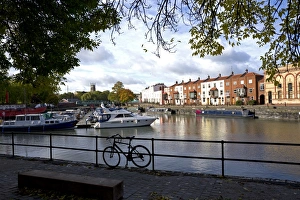 Bristol Prints: Bathurst Basin, the harbour, Bristol, England, United Kingdom, Europe