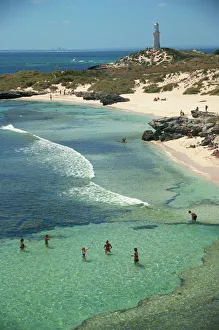 Images Dated 1st February 2008: Bathurst Lighthouse, The Basin, Rottnest Island, Perth, Western Australia