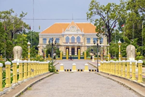 Cambodia Prints: Battambang Provincial Hall (Governors Residence), Battambang, Cambodia, Indochina