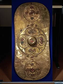 Images Dated 10th April 2008: The Battersea Shield, Celtic, from early Iron Age in the first century AD