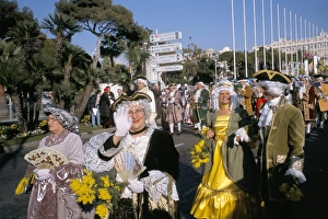 Battle of the Flowers, Carnival, Promenade des Anglais, Nice, Alpes-Maritimes