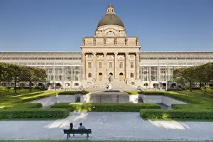 Classical Style Prints: Bavarian State Chancellery (Bayrische Staatskanzlei), Hofgarten Court Gardens, Munich