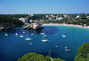 Spanish Culture Gallery: Bay of Cala Galdana in Menorca, Spain