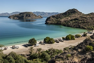 Baja California Prints: Bay near Loreto, into Sea of Cortez, Baja California, Mexico, North America