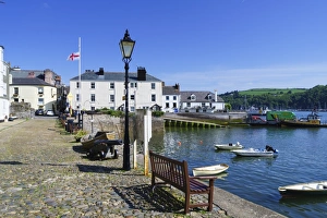 Lamps Prints: Bayards Cove, Dartmouth, Devon, England, United Kingdom, Europe