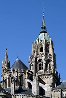 Bayeux Cathedral, Bayeux, Calvados, Normandy, France, Europe