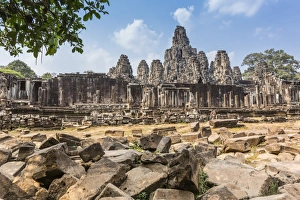Siem Reap Province Prints: Bayon Temple in Angkor Thom, Angkor