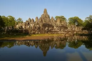 Images Dated 29th December 2010: Bayon Temple, dating from the 13th century, Angkor, UNESCO World Heritage Site
