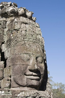 Closed Eyes Prints: Bayon Temple, late 12th century, Buddhist, Angkor Thom, Angkor, UNESCO World Heritage Site
