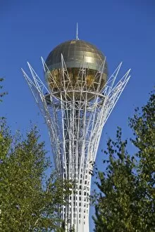 Images Dated 31st August 2011: Bayterek Tower, Astana, Kazakhstan, Central Asia, Asia