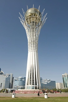 Astana Prints: Bayterek Tower, modern landmark, Astana, Kazakhstan, Central Asia