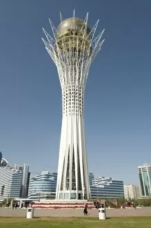 Images Dated 9th September 2009: Bayterek Tower, modern landmark, Astana, Kazakhstan, Central Asia