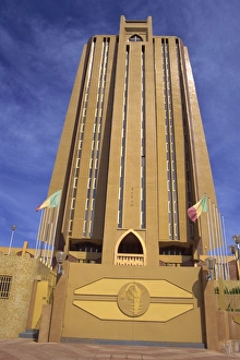 Banks Prints: BCEAO Tower, Bamako, Mali, West Africa, Africa