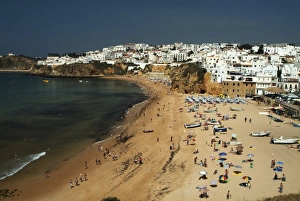 Western Algarve Prints: The beach at Albufeira