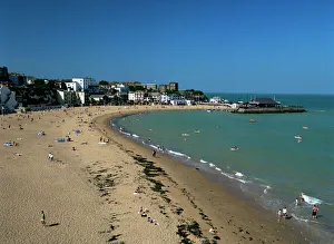 Kent Prints: Beach, Broadstairs, Kent, England, United Kingdom, Europe