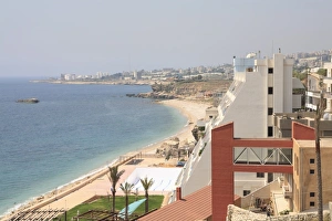 Images Dated 25th May 2006: Beach, Byblos, Jbail, Lebanon, Middle East