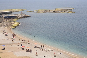Images Dated 25th May 2006: Beach, Byblos, Jbail, Lebanon, Middle East