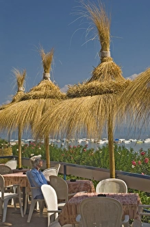 Italian Lake Prints: Beach cafe