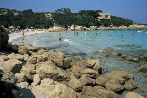 Costa Smeralda Prints: Beach at Capriccioli