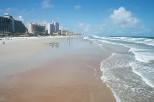 The beach at Daytona Beach, Florida, United States of America, North America