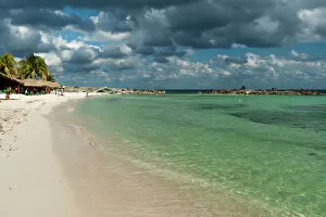 Holiday Maker Gallery: A beach along east coast, Cozumel Island, Quintana Roo, Mexico, North America