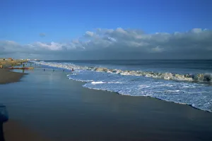 Sea Scape Prints: Beach, Great Yarmouth, Norfolk, England, United Kingdom, Europe