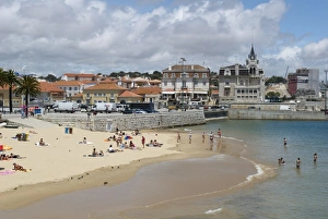 Cascais Prints: Beach and Harbour